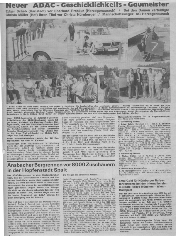 1971 Turnier Herzo Base Presse